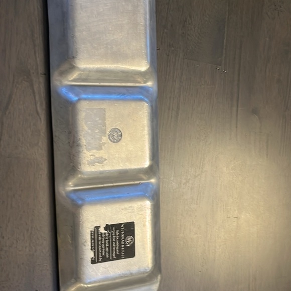 Wilton Armetale serve ware. 3 part rectangular tray. Serving tray. Platter - Picture 8 of 8